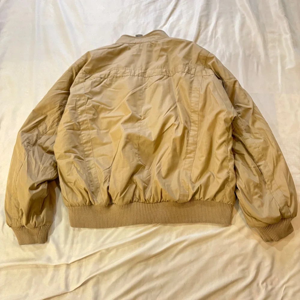 Vintage‎ William Barry Struggle Gear Bomber Jacket Full Zip Padded Large